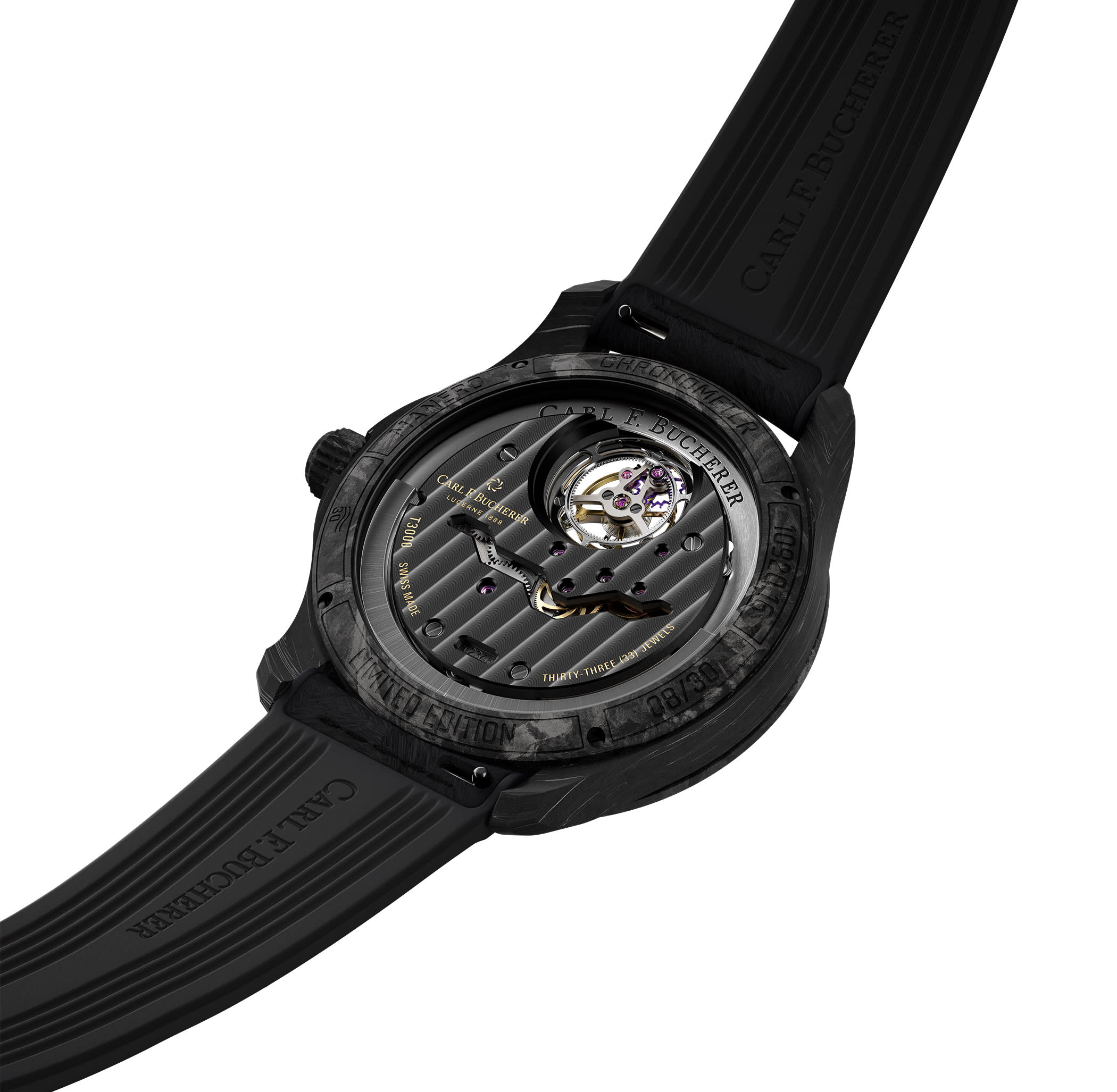 Manero Tourbillon Double Peripheral Black